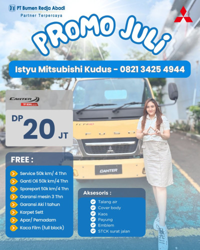 Special Promo Mitsubishi Canter rembang 2025