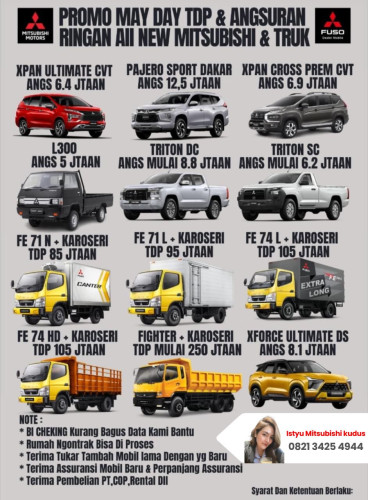Promo Kredit Mitsubishi rembang 2025